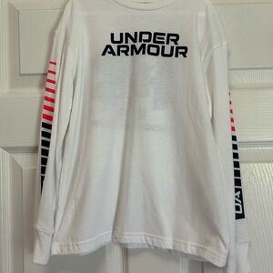 Under Armour White Long Sleeve Shirt